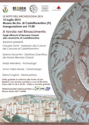 Le Notti dell'Archeologia 2015