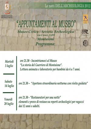 Le notti dell'Archeologia 2012
